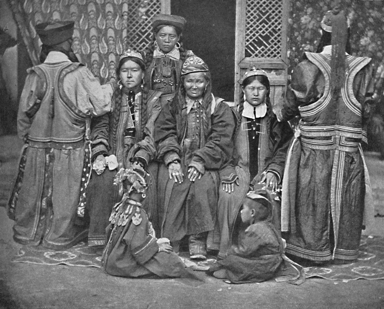 Un groupe de Mongols, 1902 - Unbekannt