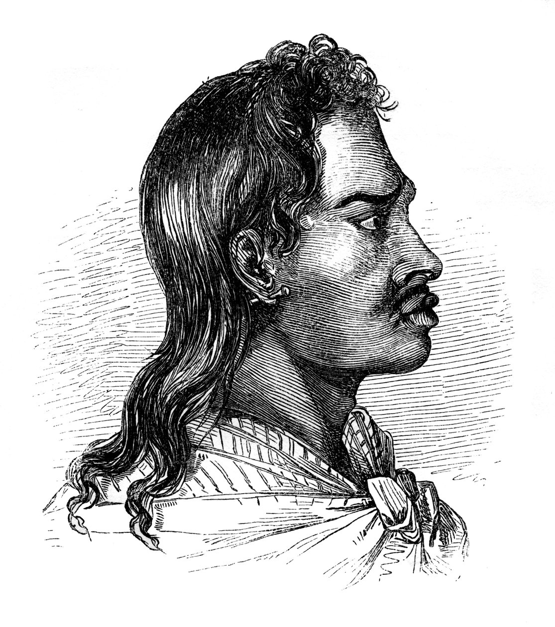 Un natif de Tahiti, 1848 - Unbekannt