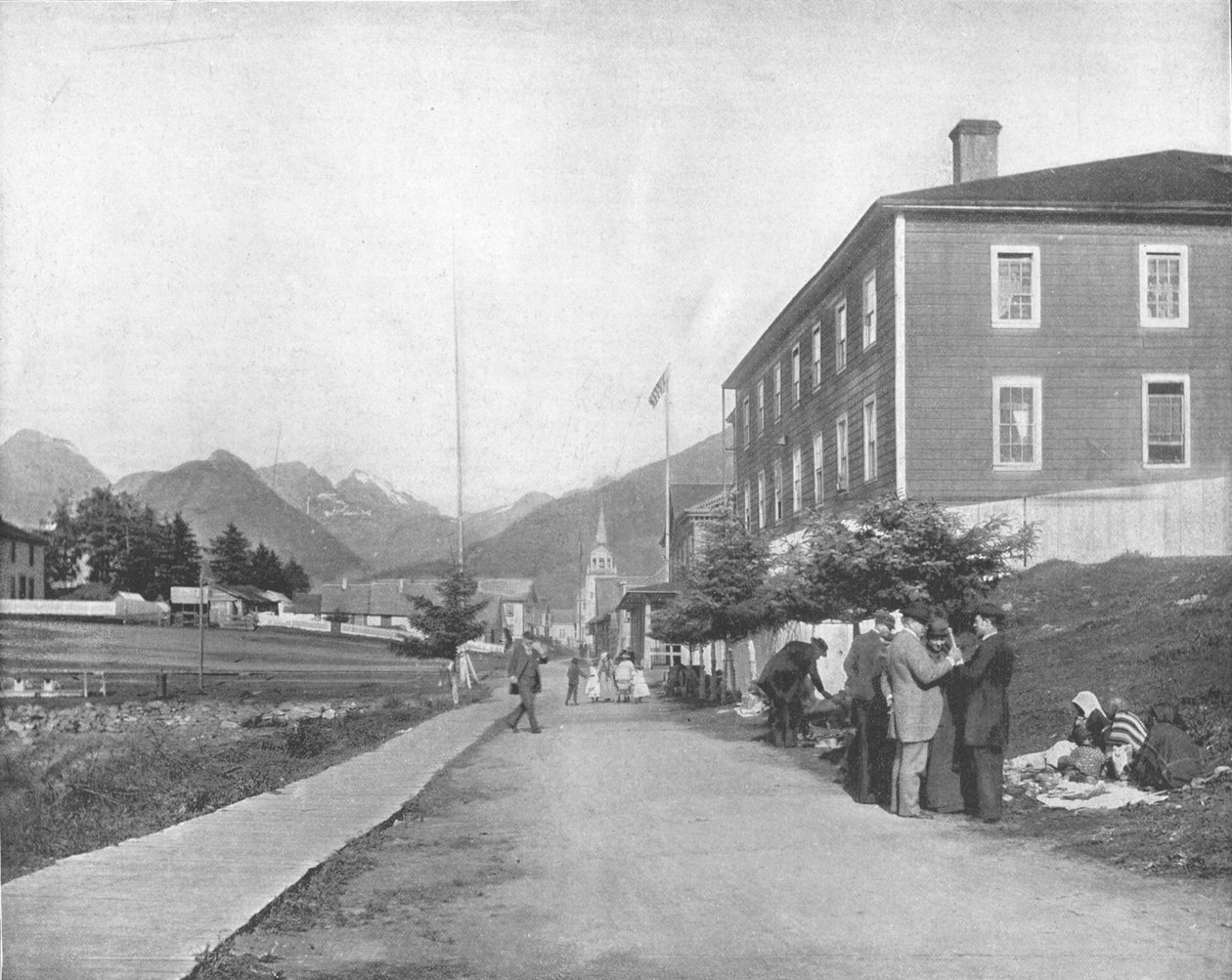 Une rue à Sitka, Alaska, USA - Unbekannt