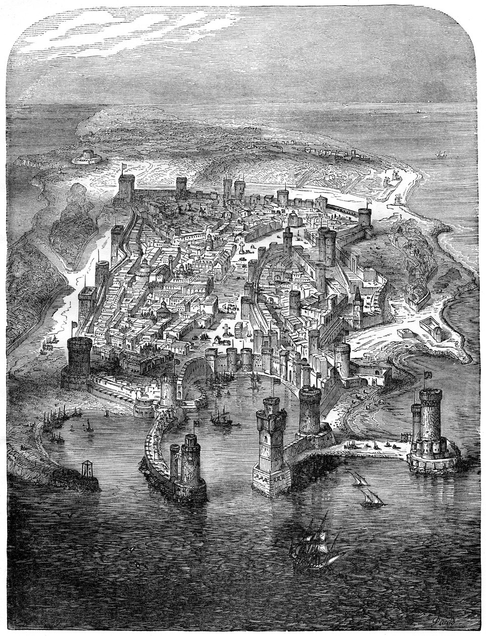 Vue de Rhodes, 1480 1882-1884 - Unbekannt