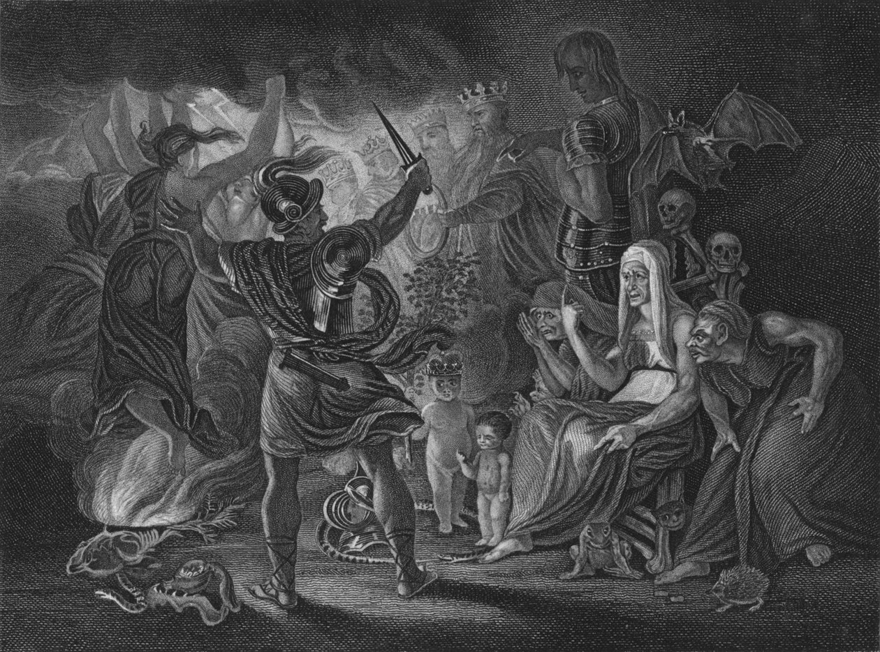 Acte IV Scène i de Macbeth, XIXe siècle - Unbekannt