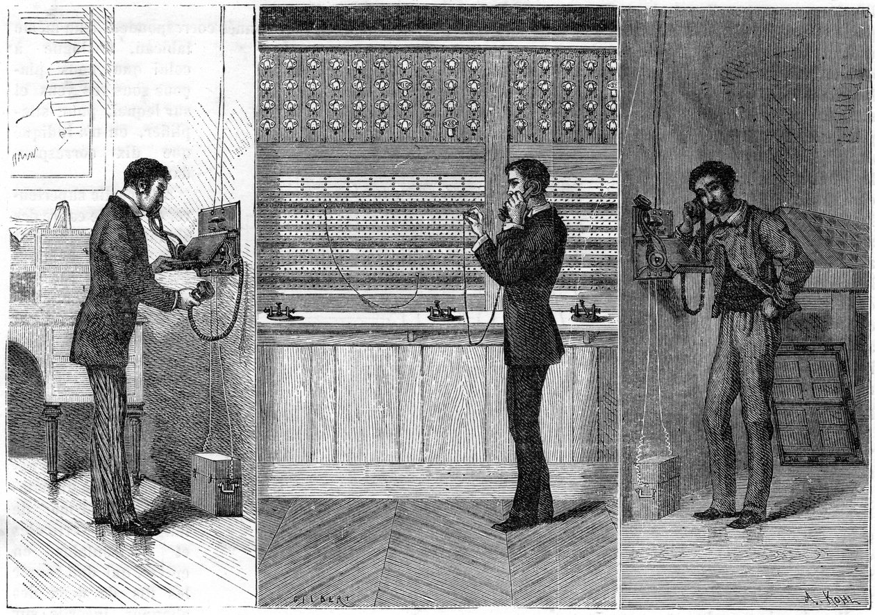 Système téléphonique Ader, 1881 - Unbekannt