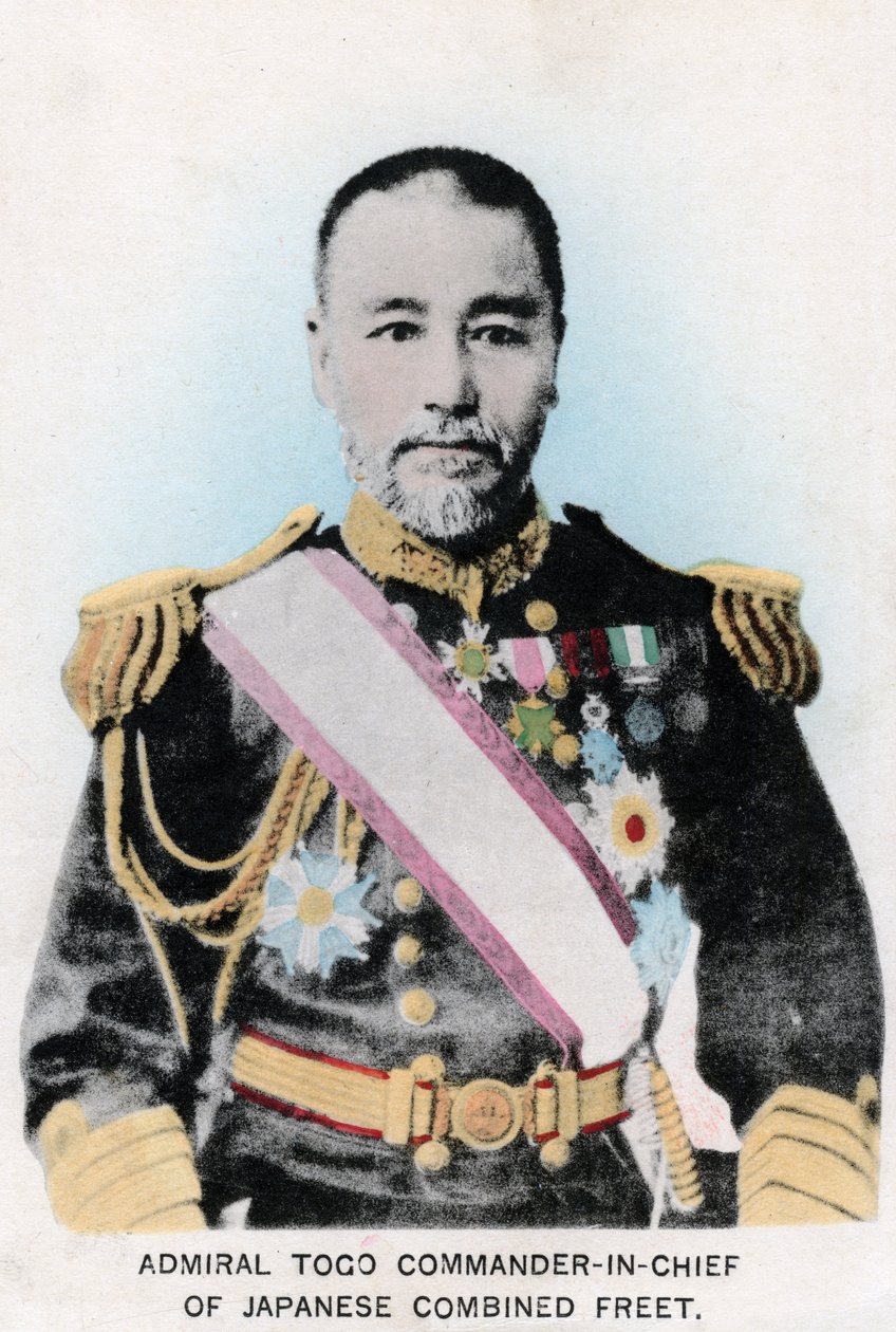 Amiral Togo, commandant en chef de la flotte combinée japonaise, vers 1903-1905 - Unbekannt