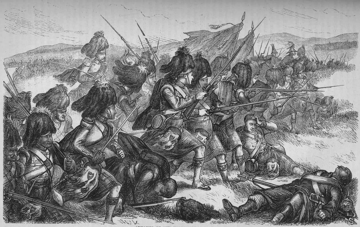 Avancée des Highlanders à l