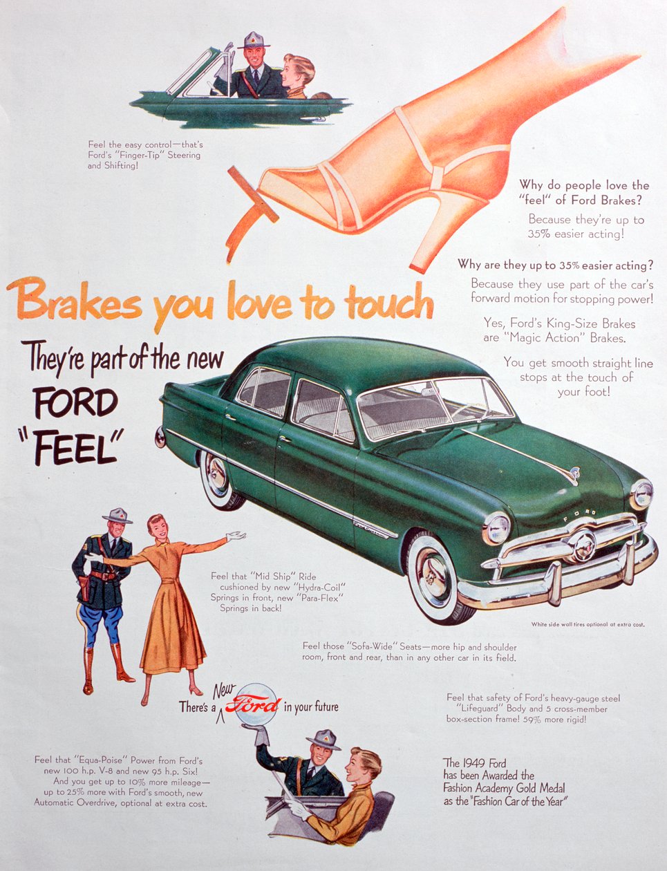 Publicité pour les voitures Ford, 1949 - Unbekannt