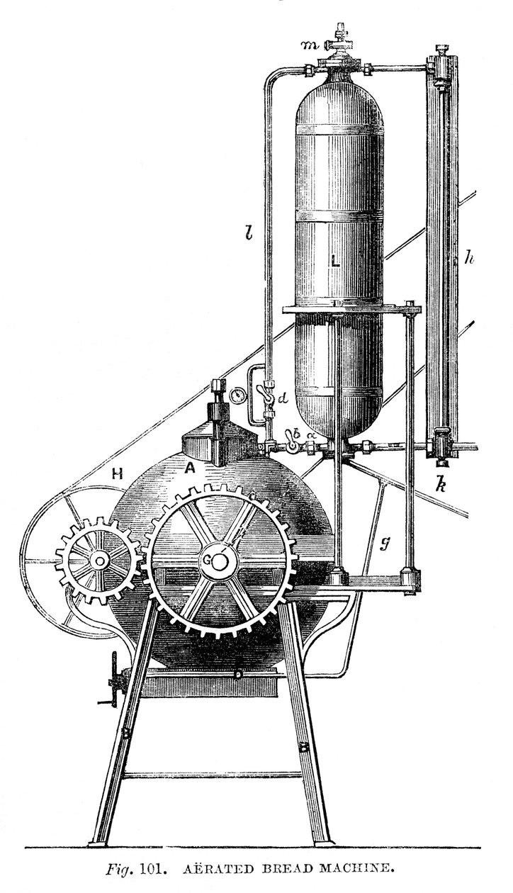 Machine à pain aéré, 1866 - Unbekannt