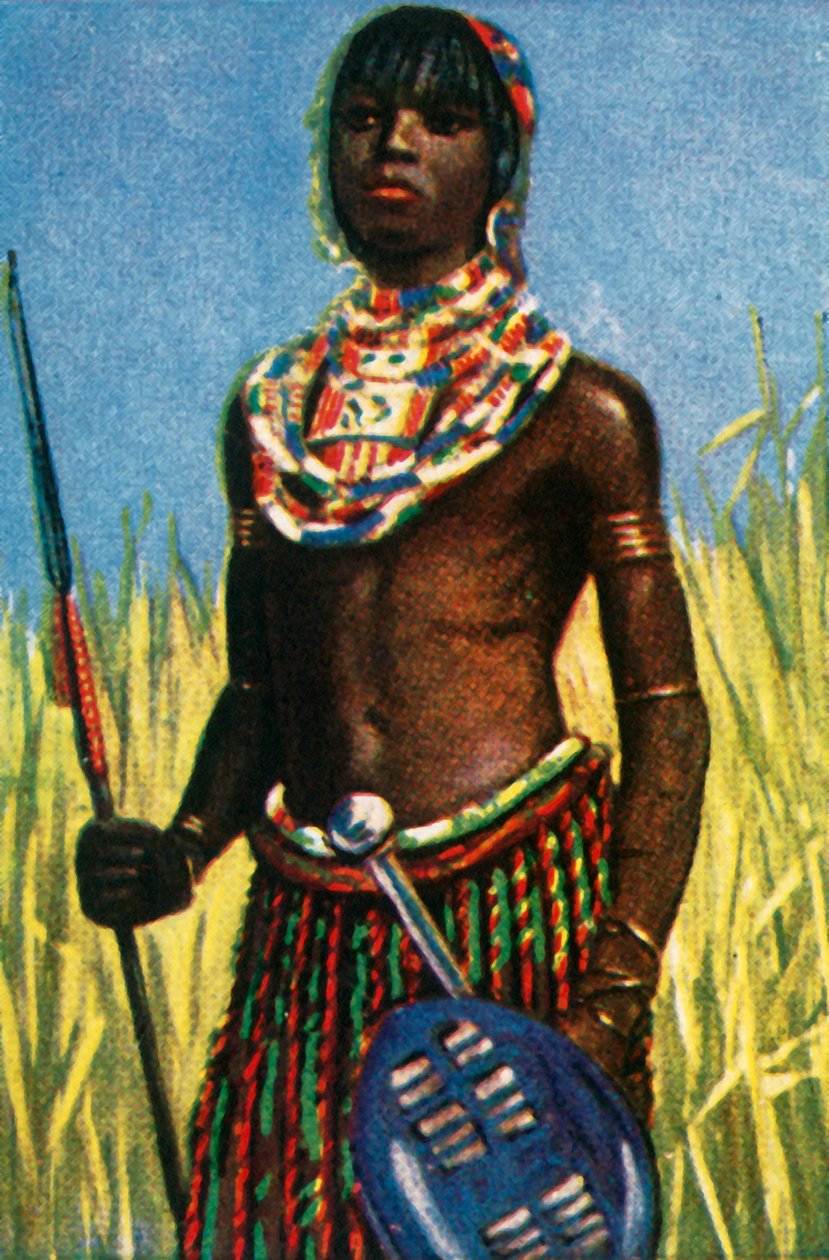 Guerrier africain, vers 1928 - Unbekannt