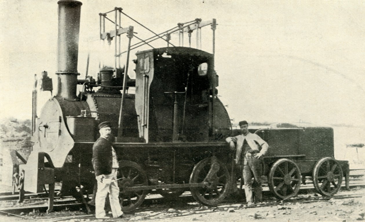 Une locomotive de mine précoce, vers 1930 - Unbekannt