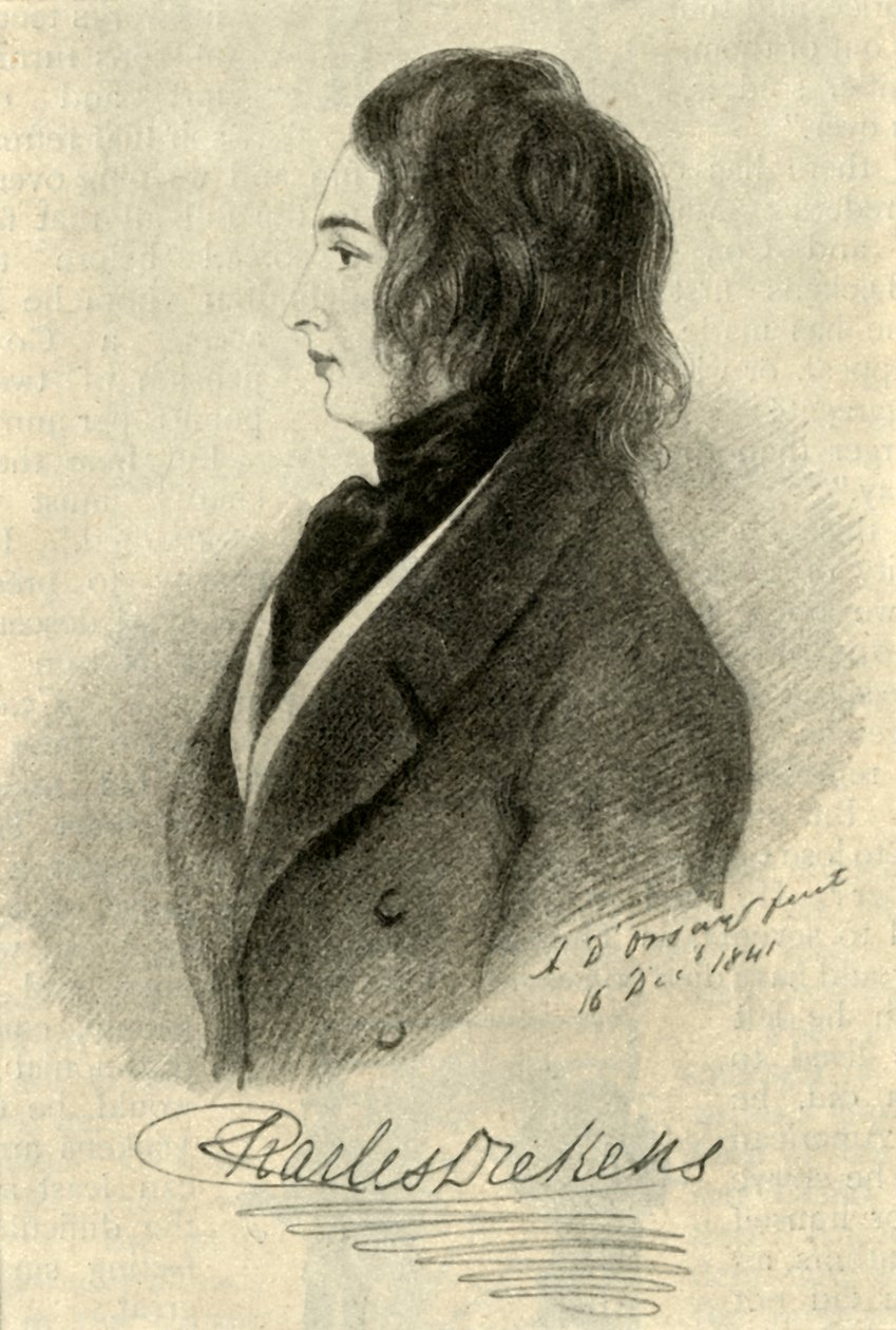 Un portrait précoce de Dickens - Unbekannt
