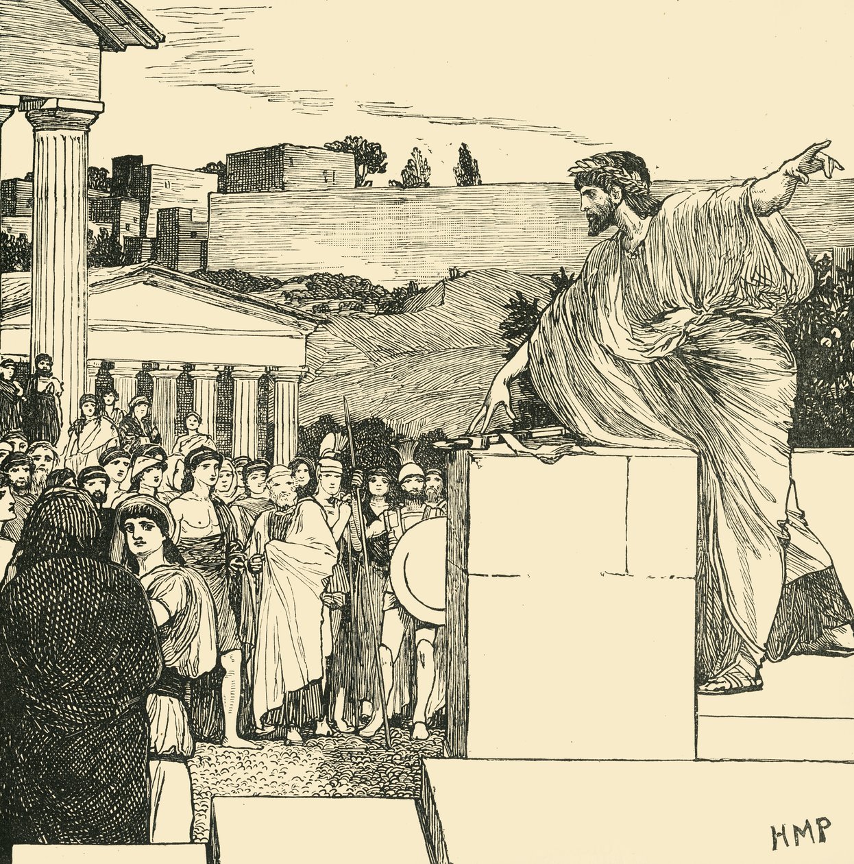 Une oraison de Démosthène, 1890 - Unbekannt