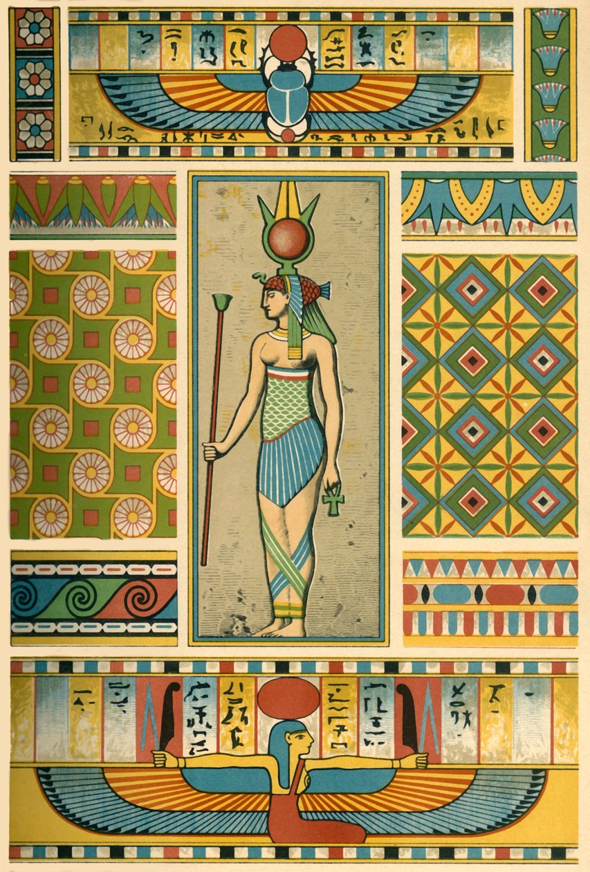 Décoration égyptienne ancienne, 1898 - Unbekannt