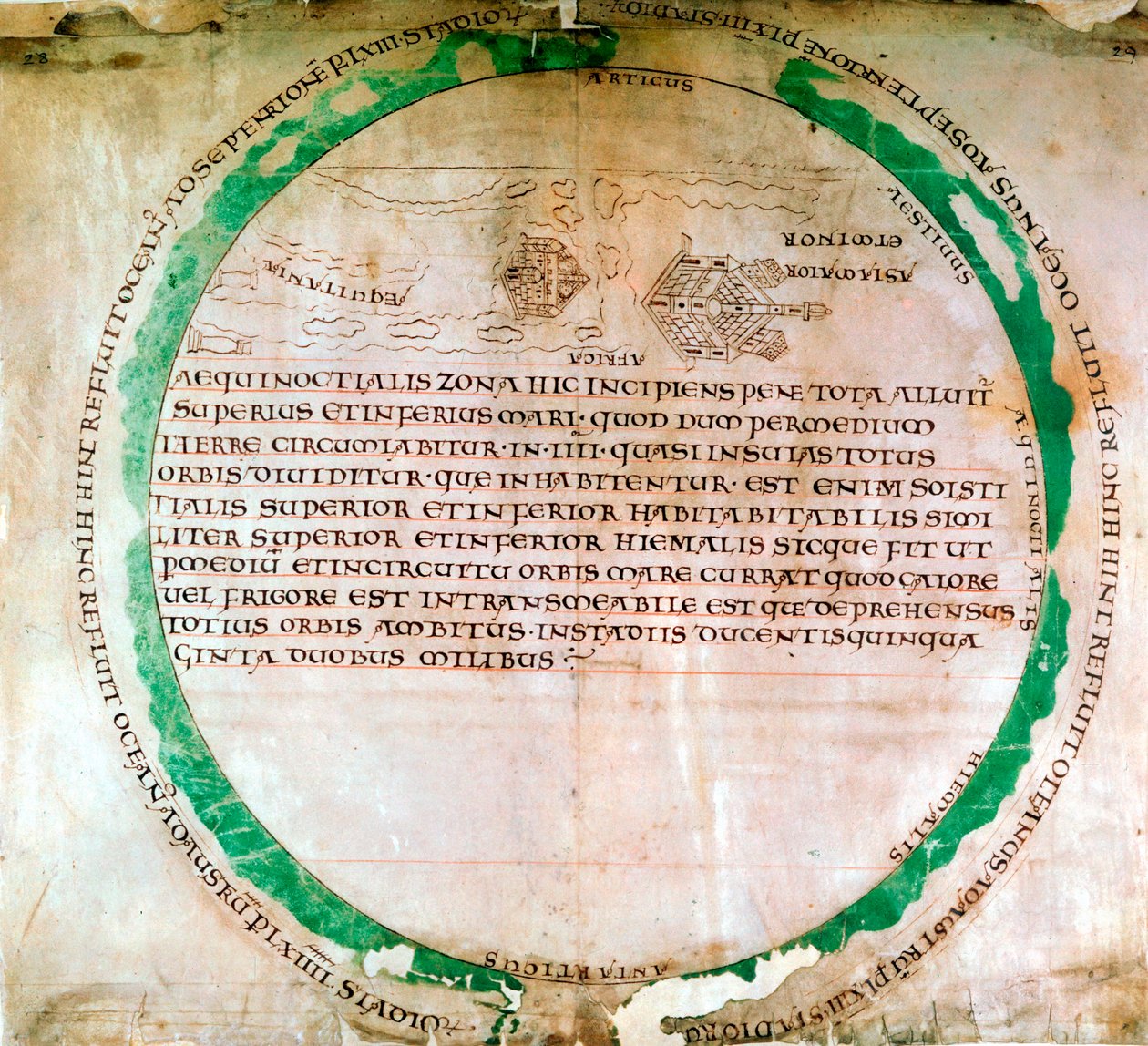 Carte du monde anglo-saxonne - Unbekannt