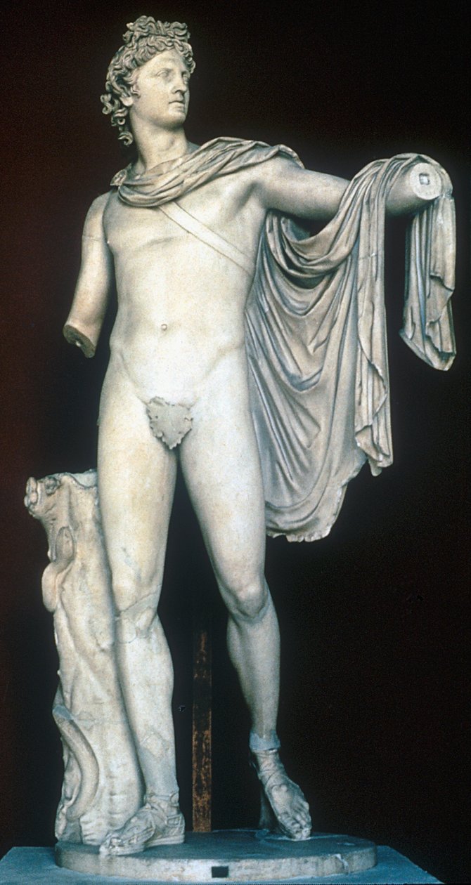 Apollon du Belvédère, statue grecque antique - Unbekannt