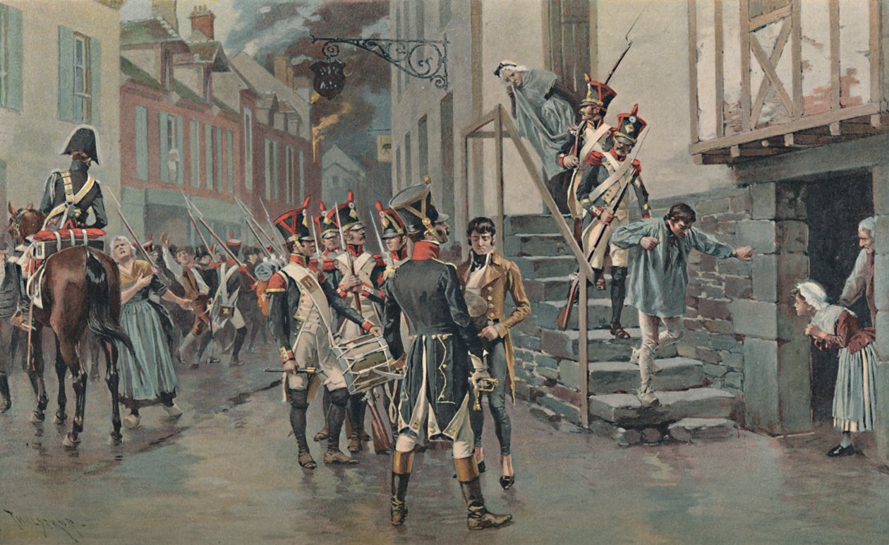 Arrestation de déserteurs, 1896 - Unbekannt