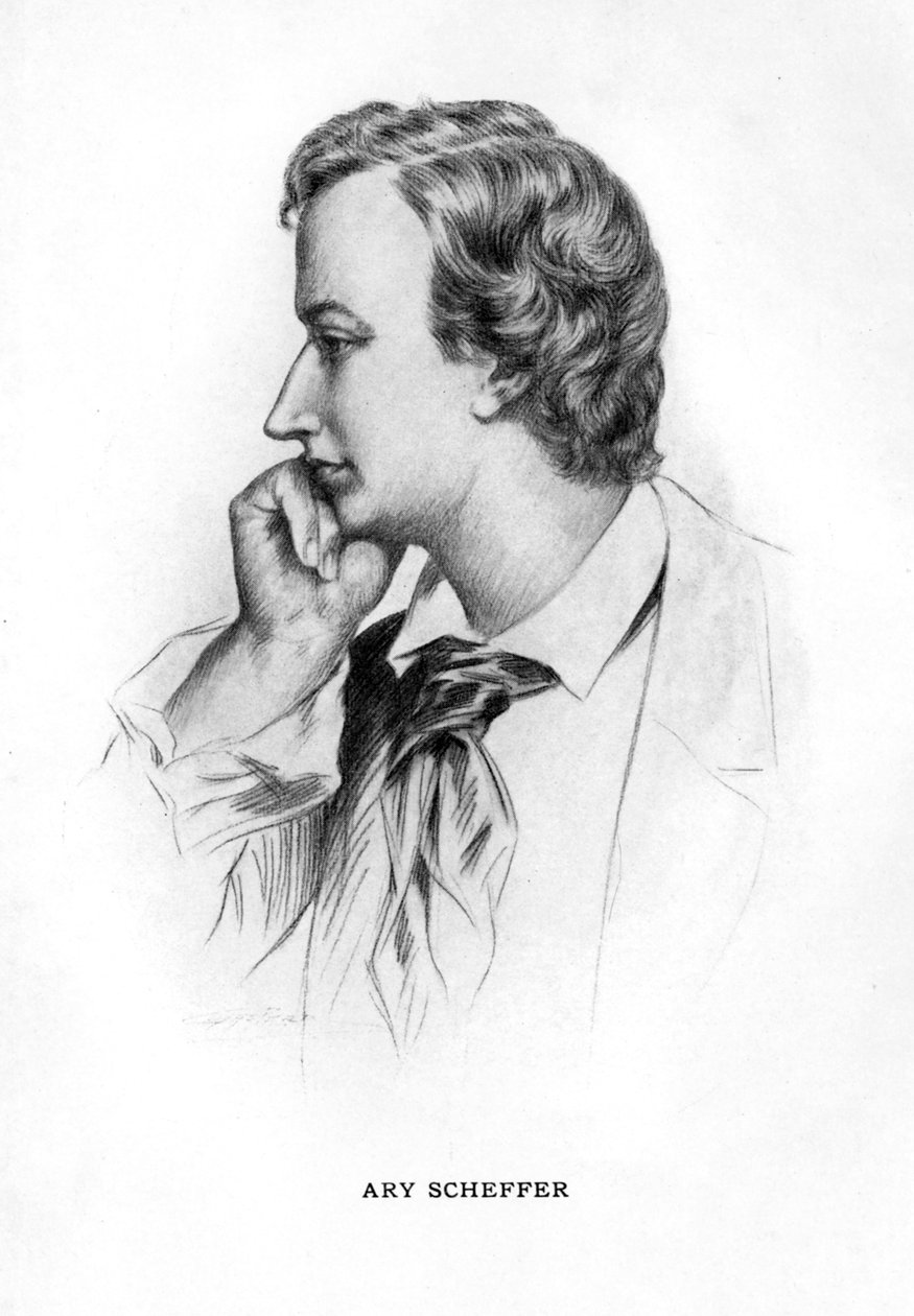 Ary Scheffer, peintre français, 1912 - Unbekannt