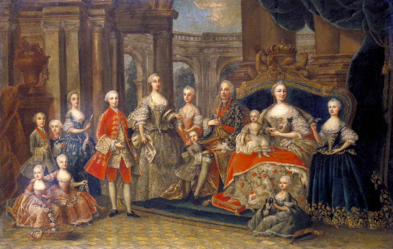 Famille impériale autrichienne, vers 1764 - Unbekannt