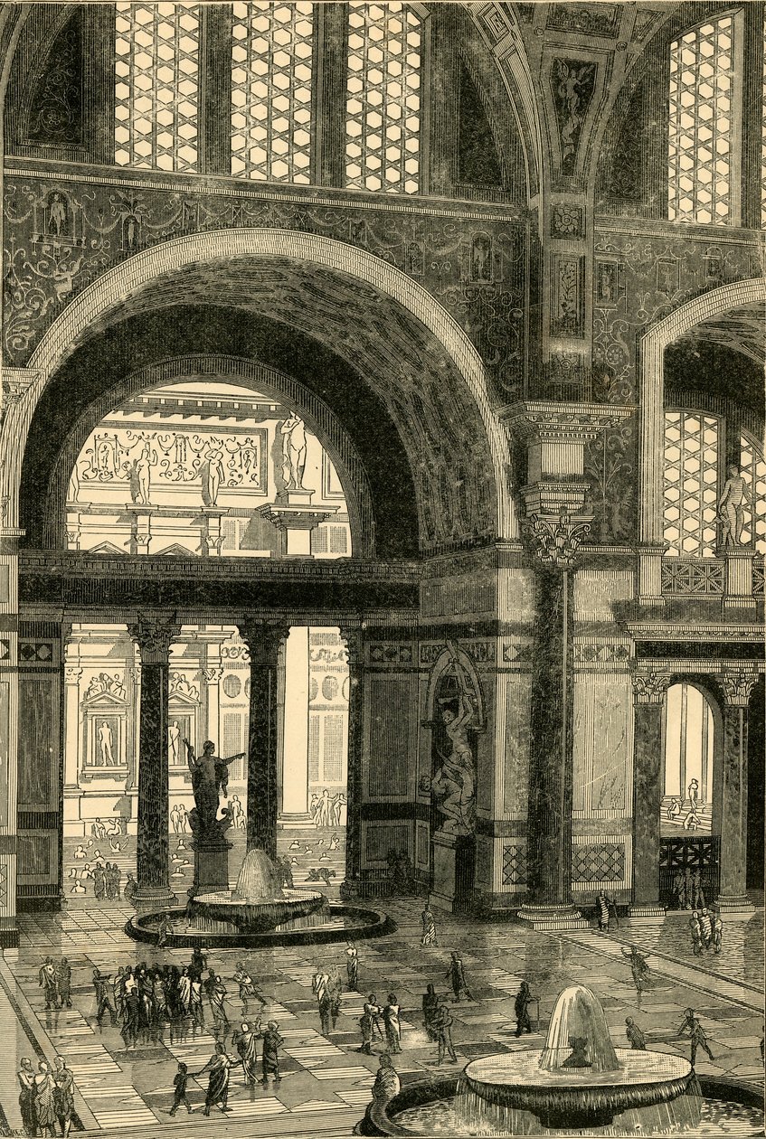 Thermes de Caracalla restaurés, 1890 - Unbekannt