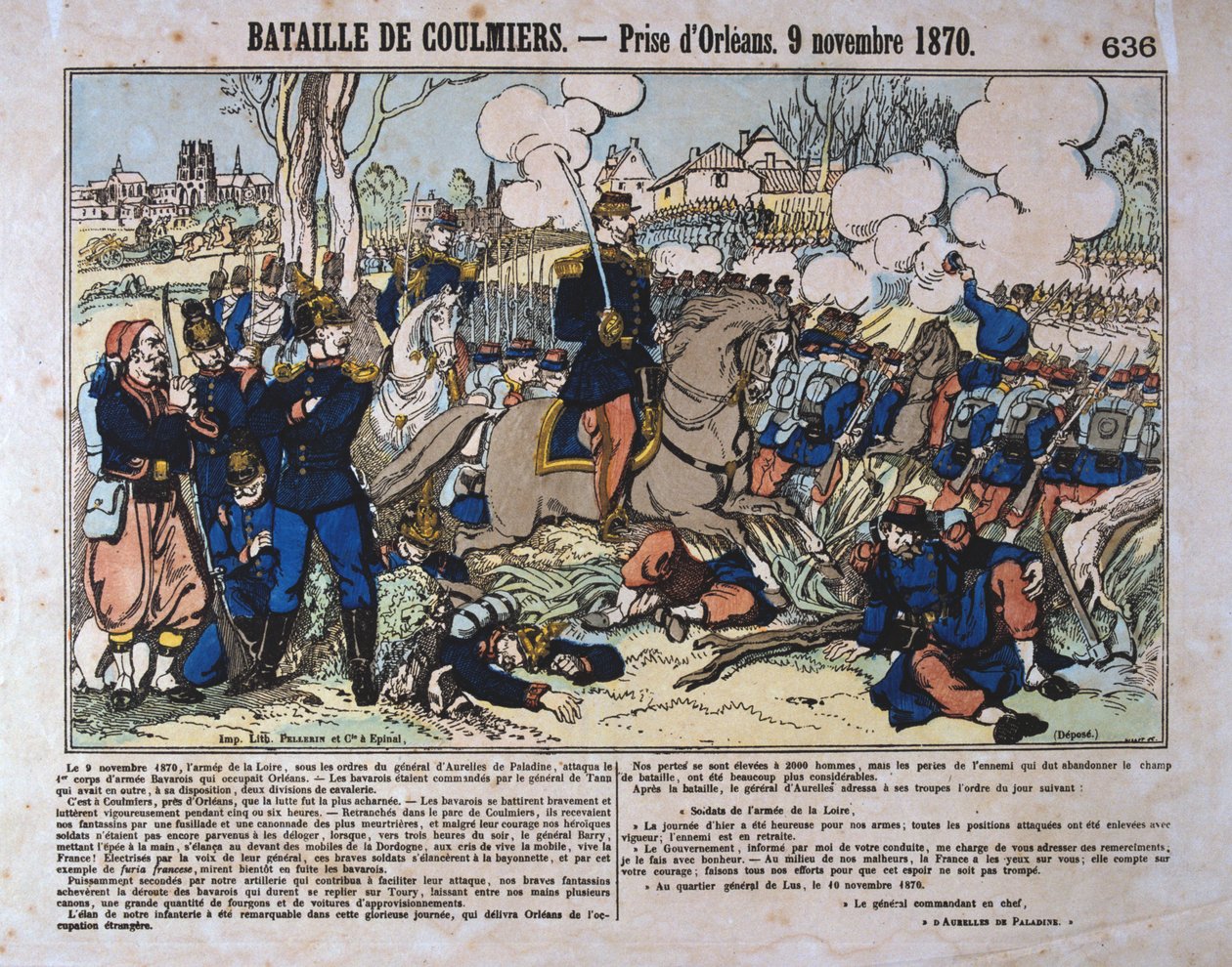 Bataille de Coulmiers, Guerre franco-prussienne, 9 novembre 1870 - Unbekannt