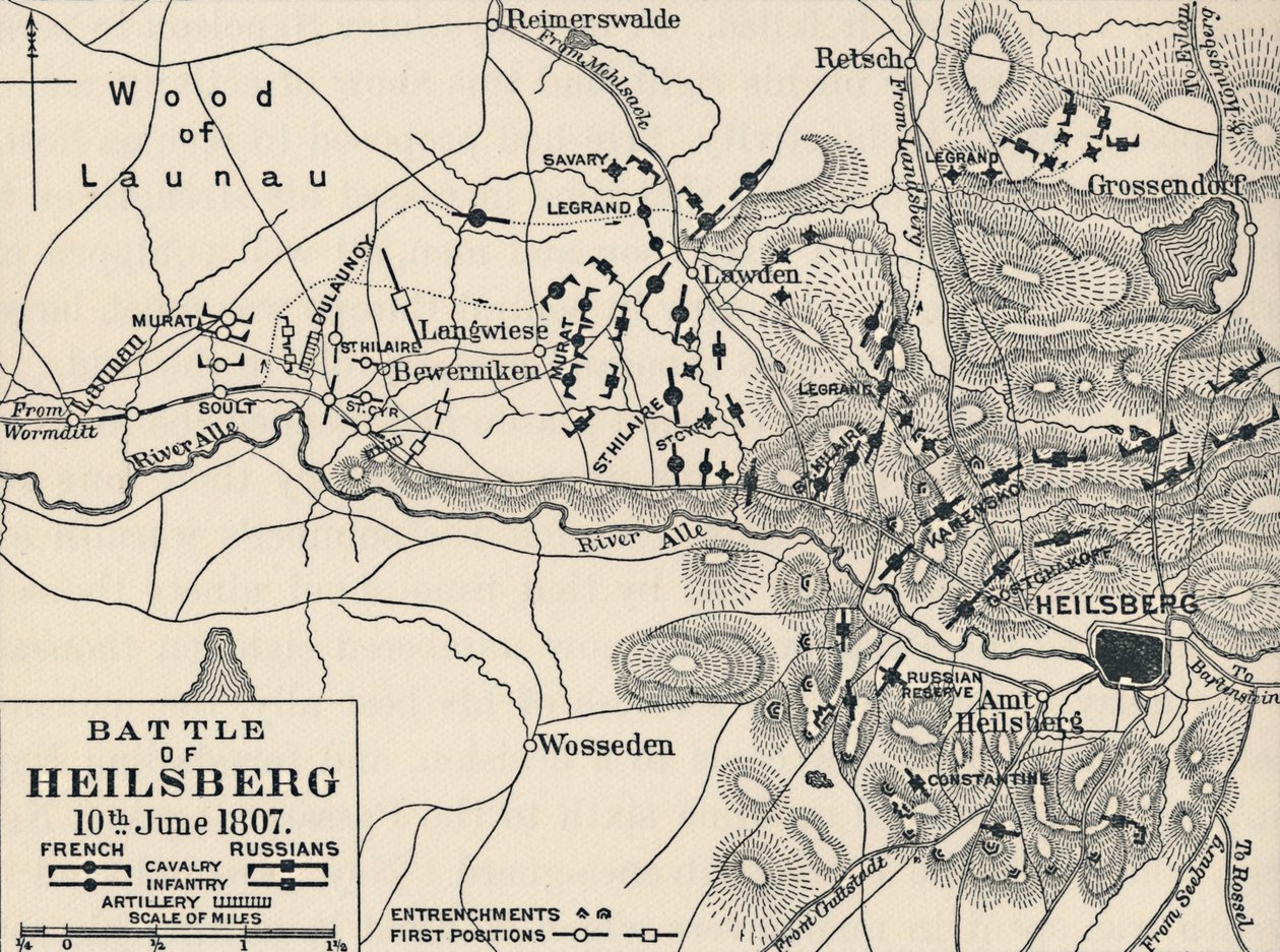 Bataille de Heilsberg, 10 juin 1807, 1896 - Unbekannt