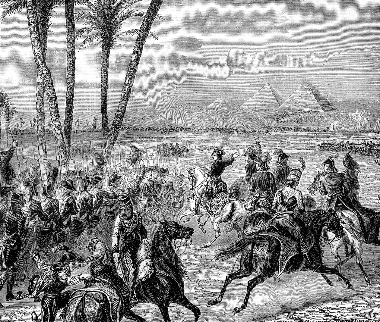 Bataille des Pyramides, 21 juillet 1798, 1882-1884 - Unbekannt