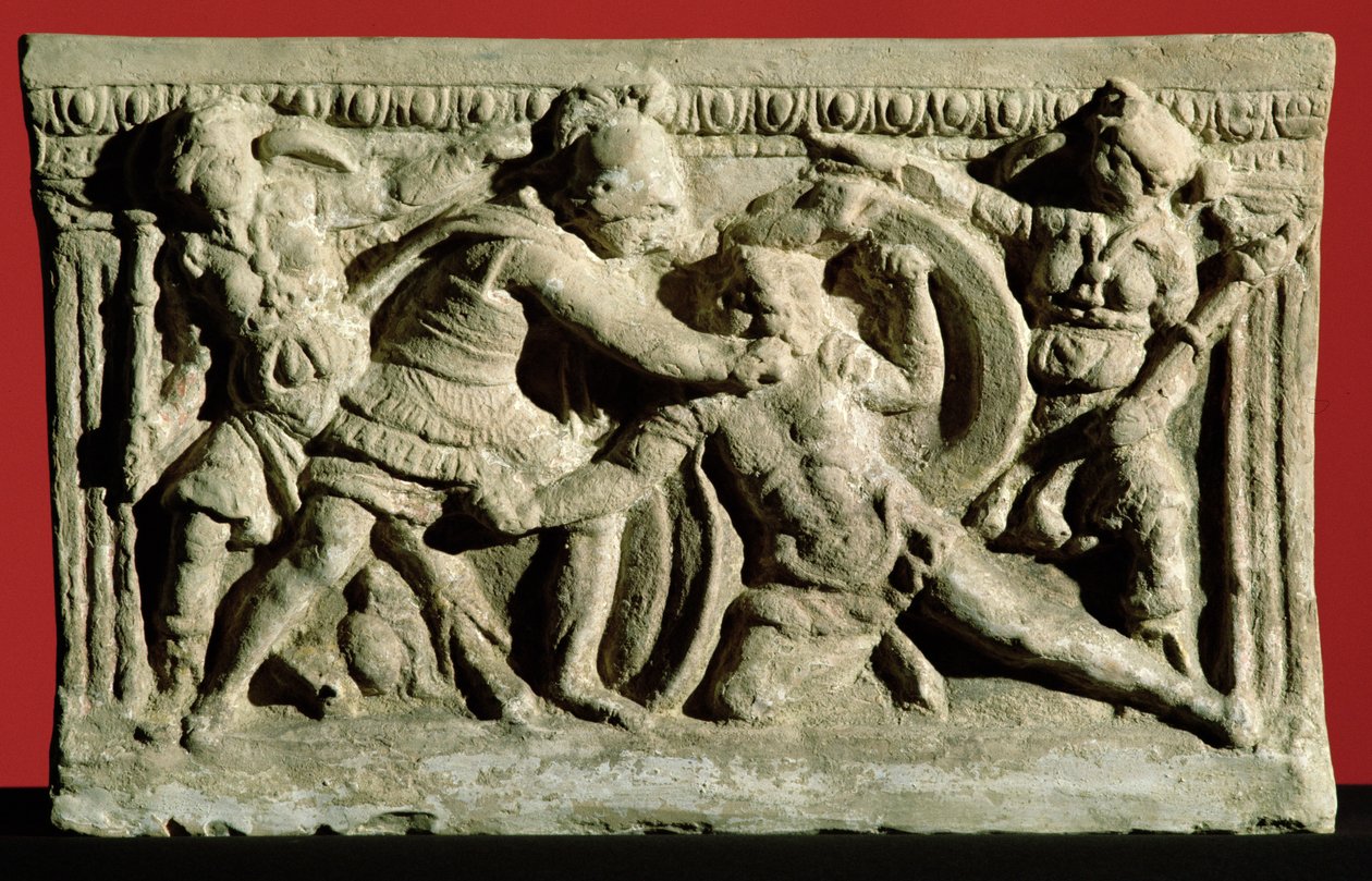 Scène de bataille d