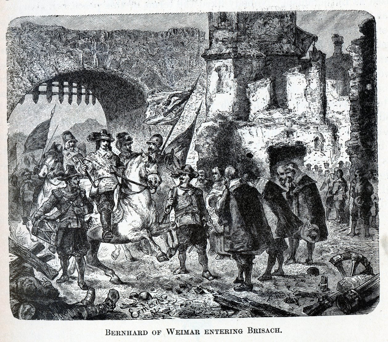 Bernhard de Weimar entrant à Breisach - Unbekannt