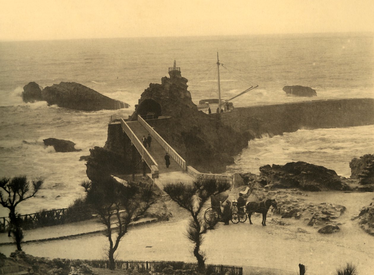 Biarritz - Le Rocher de la Vierge, vers 1930 - Unbekannt