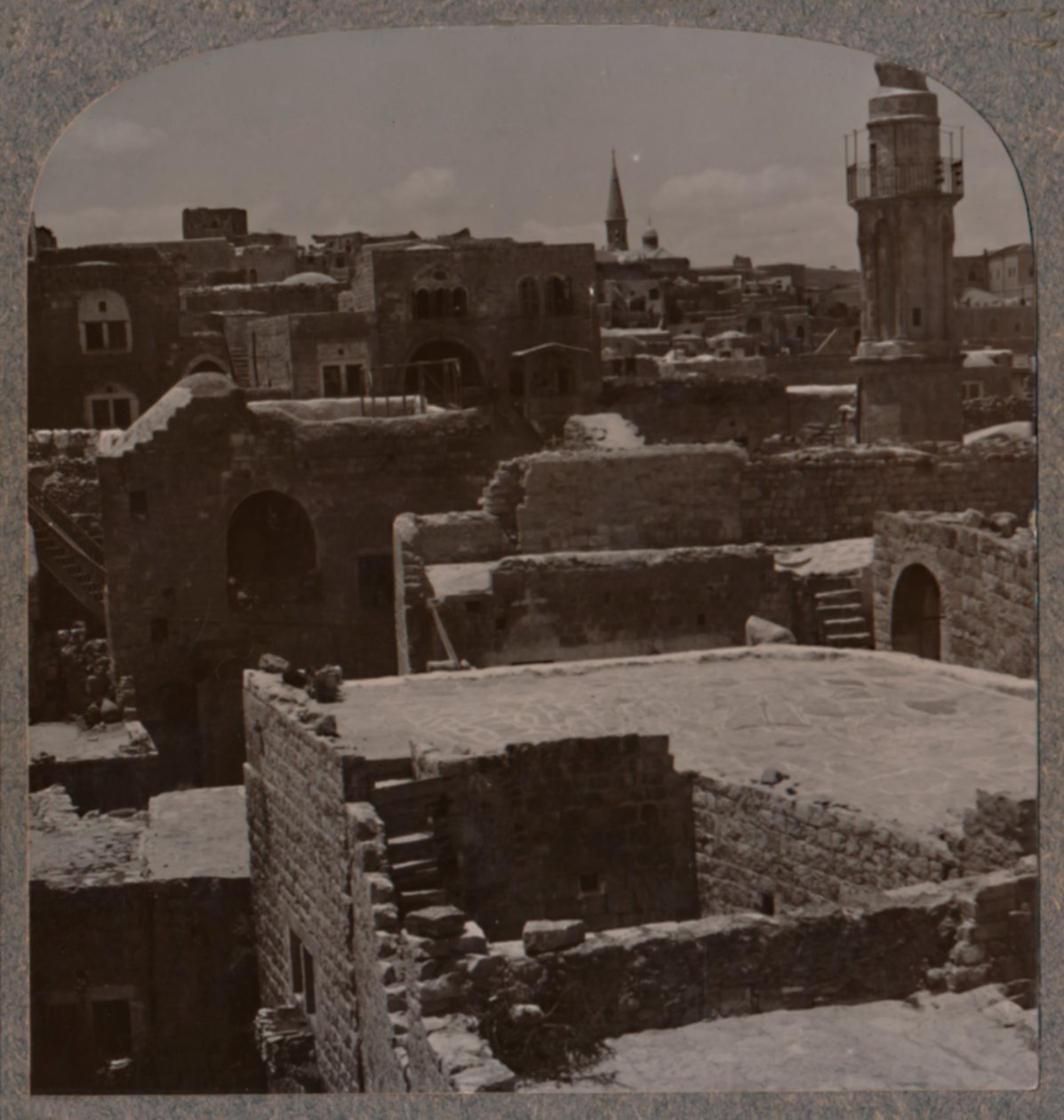 Vue aérienne de Lydda, vers 1900 - Unbekannt