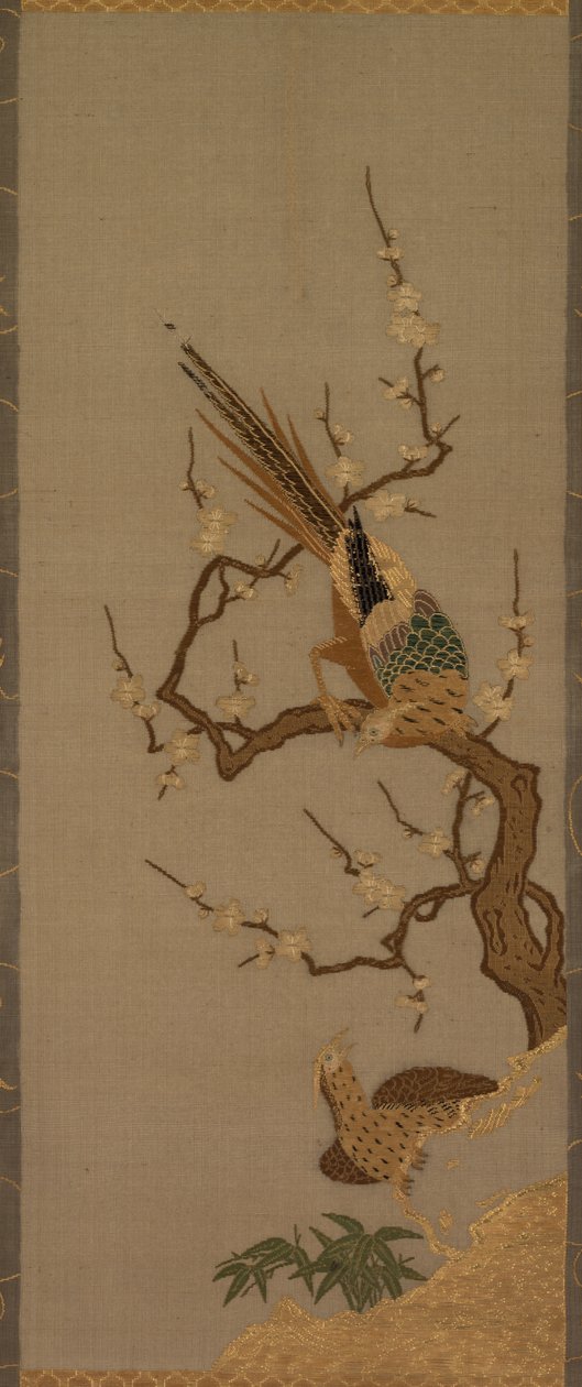 Oiseaux dans un arbre, 18e-19e siècle - Unbekannt