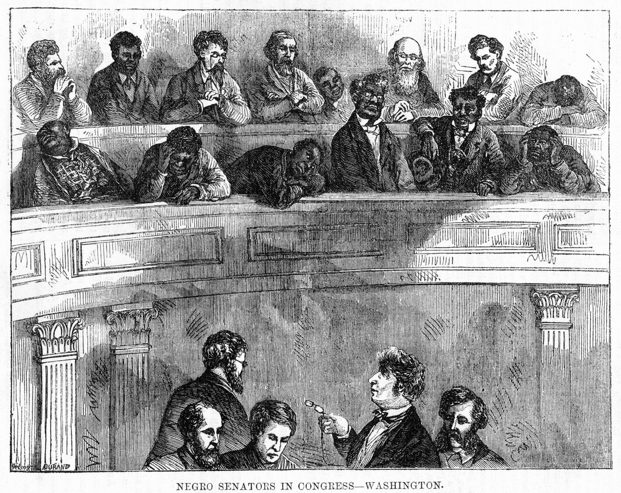 Sénateurs noirs au Congrès - Washington, 1868 - Unbekannt
