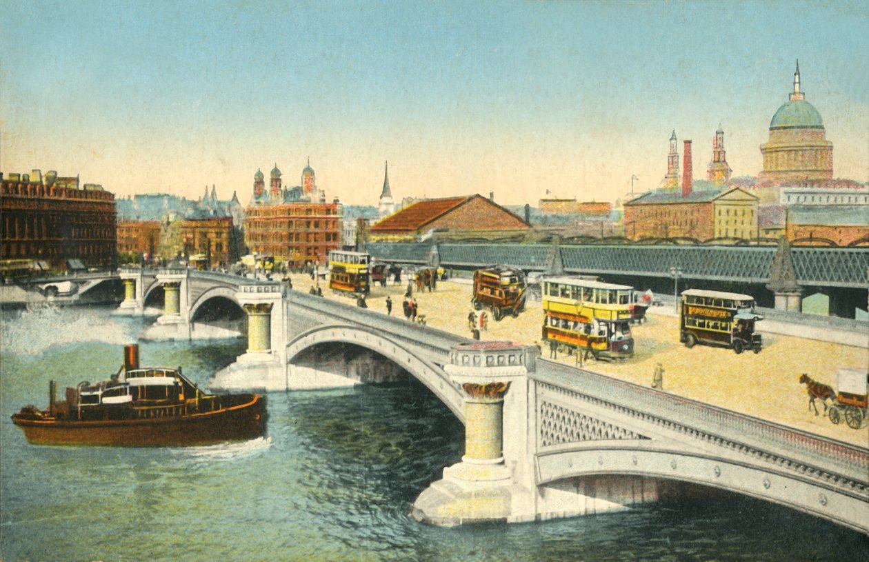 Pont de Blackfriars, Londres, vers 1910 - Unbekannt