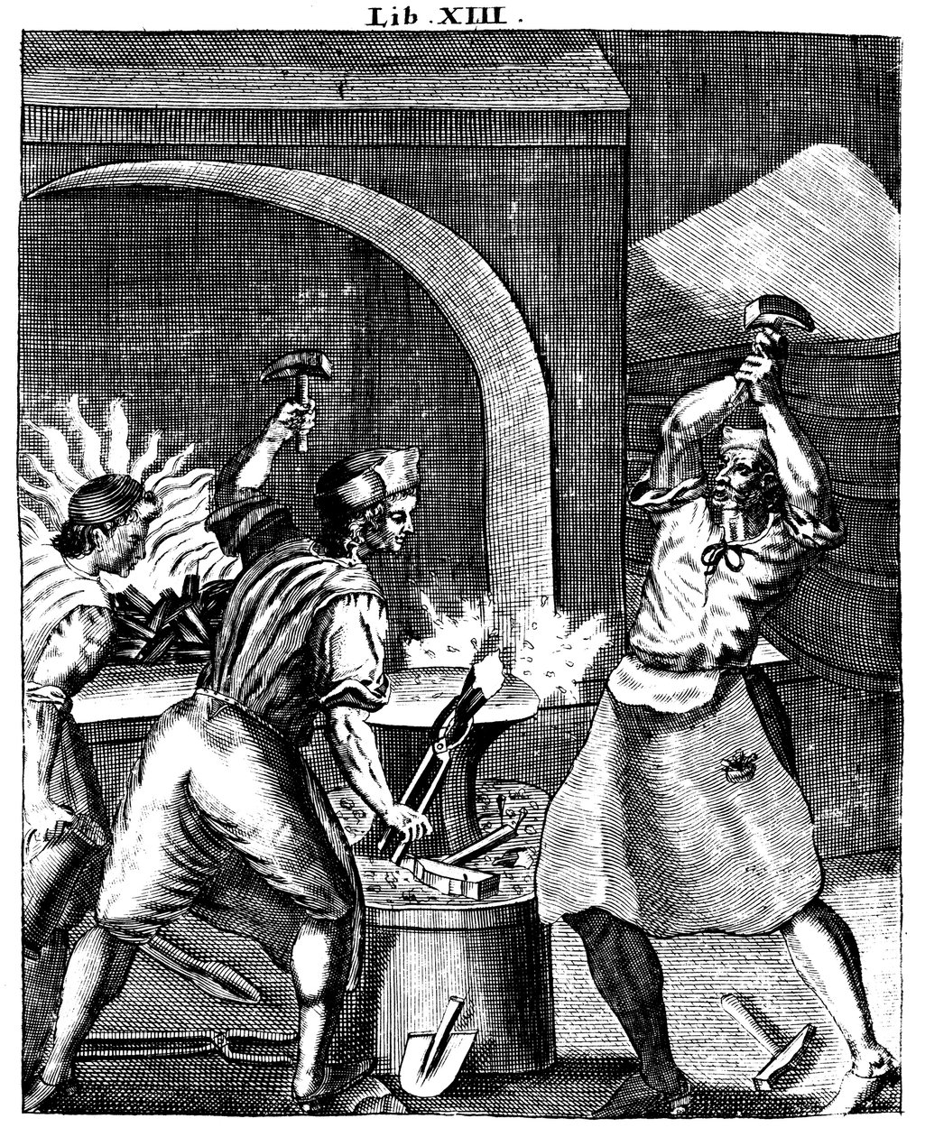 Forgerons au travail, 1715 - Unbekannt
