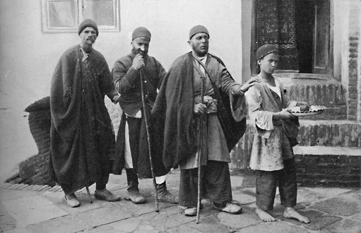 Mendiants aveugles de Téhéran, Perse, 1902 - Unbekannt