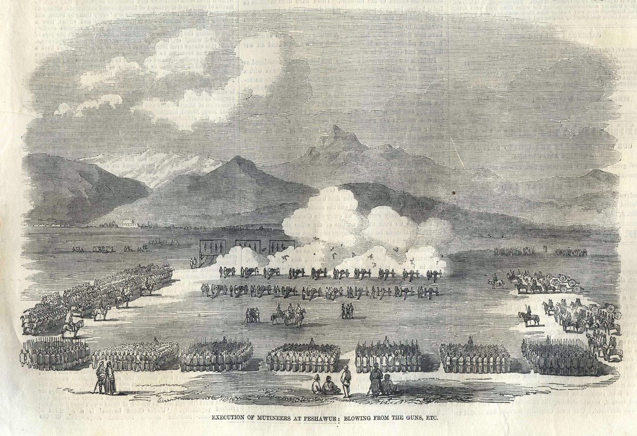 Exécution par canon en Inde britannique, 1857 - Unbekannt