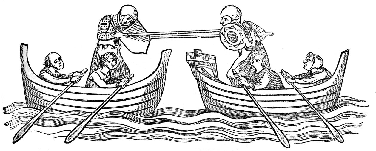 Joute nautique, 14e siècle, 1833 - Unbekannt