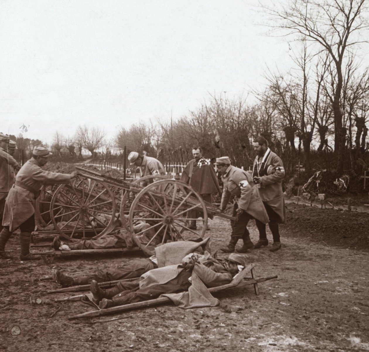 Corps, Villers-au-Bois, nord de la France, c1914-c1918 - Unbekannt