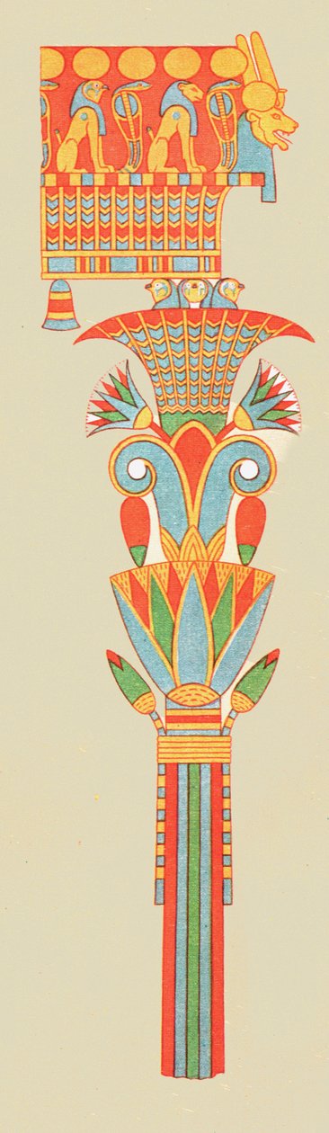 Chapiteau bouquet, Thèbes, Égypte - Unbekannt