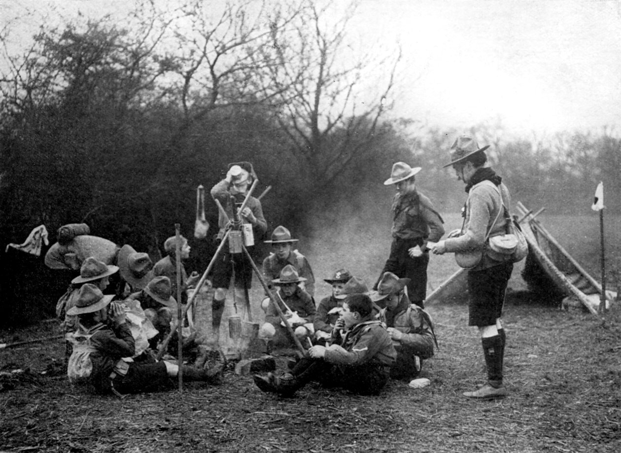 Scouts en camping, 1926 - Unbekannt