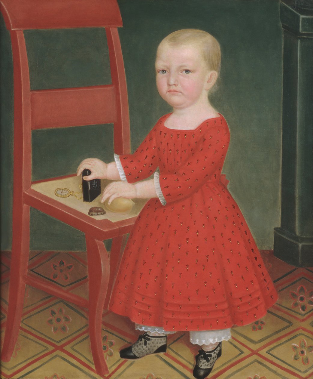 Garçon aux cheveux blonds, vers 1840-50 - Unbekannt