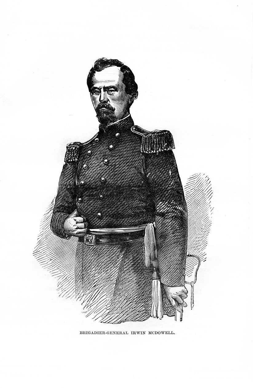 Brigadier-général Irvin McDowell, officier militaire américain, 1872 - Unbekannt