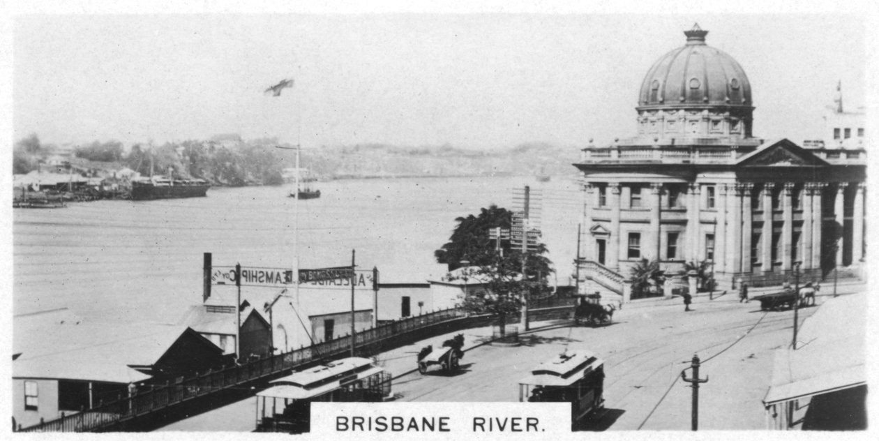 Rivière Brisbane, Queensland, Australie, 1928 - Unbekannt