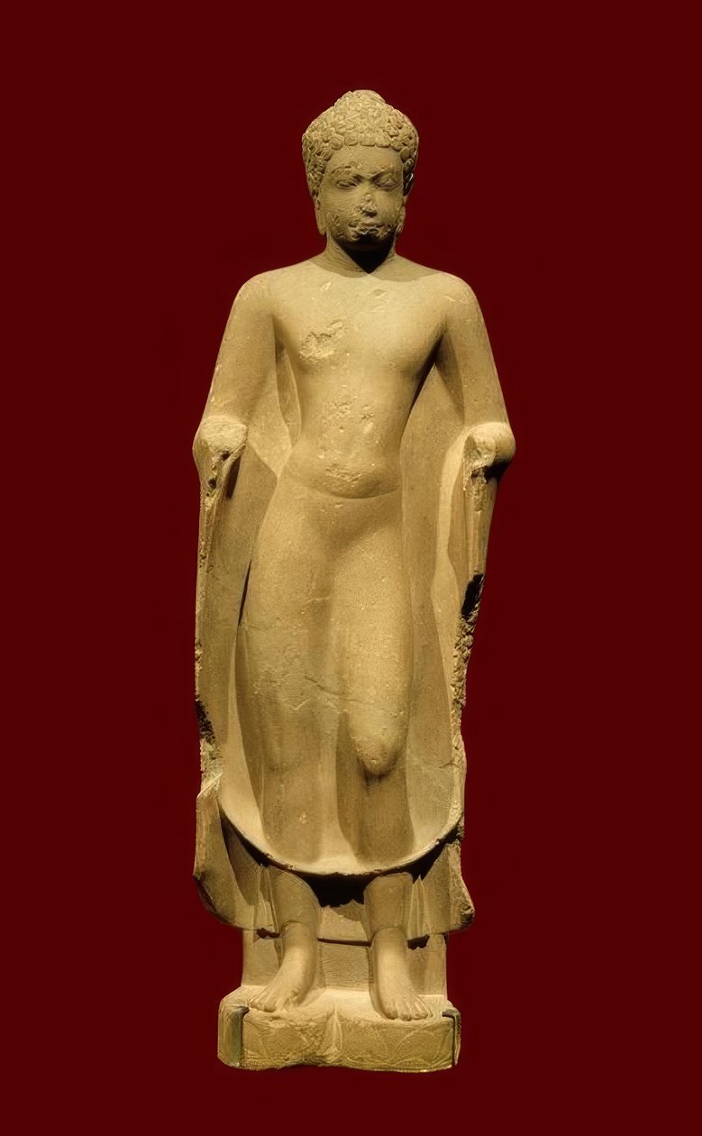 Bouddha cambodgien, période pré-angkorienne, 7e siècle - Unbekannt