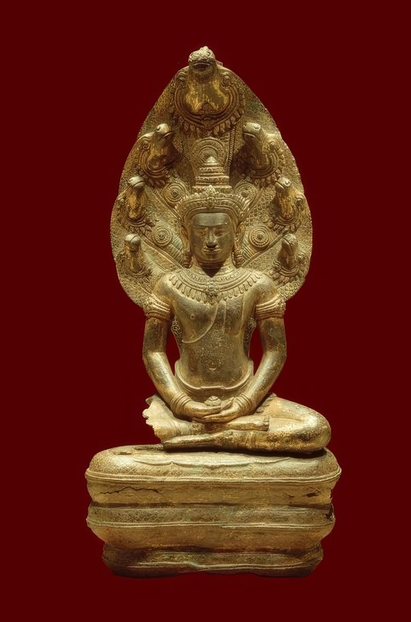 Bouddha protégé par Naga - Unbekannt