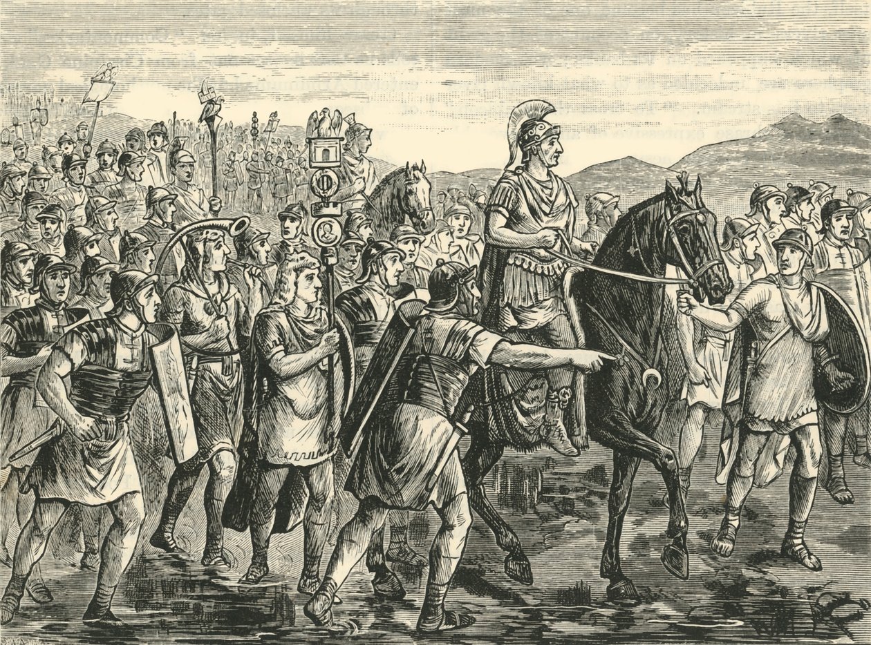 César traversant le Rubicon - Unbekannt