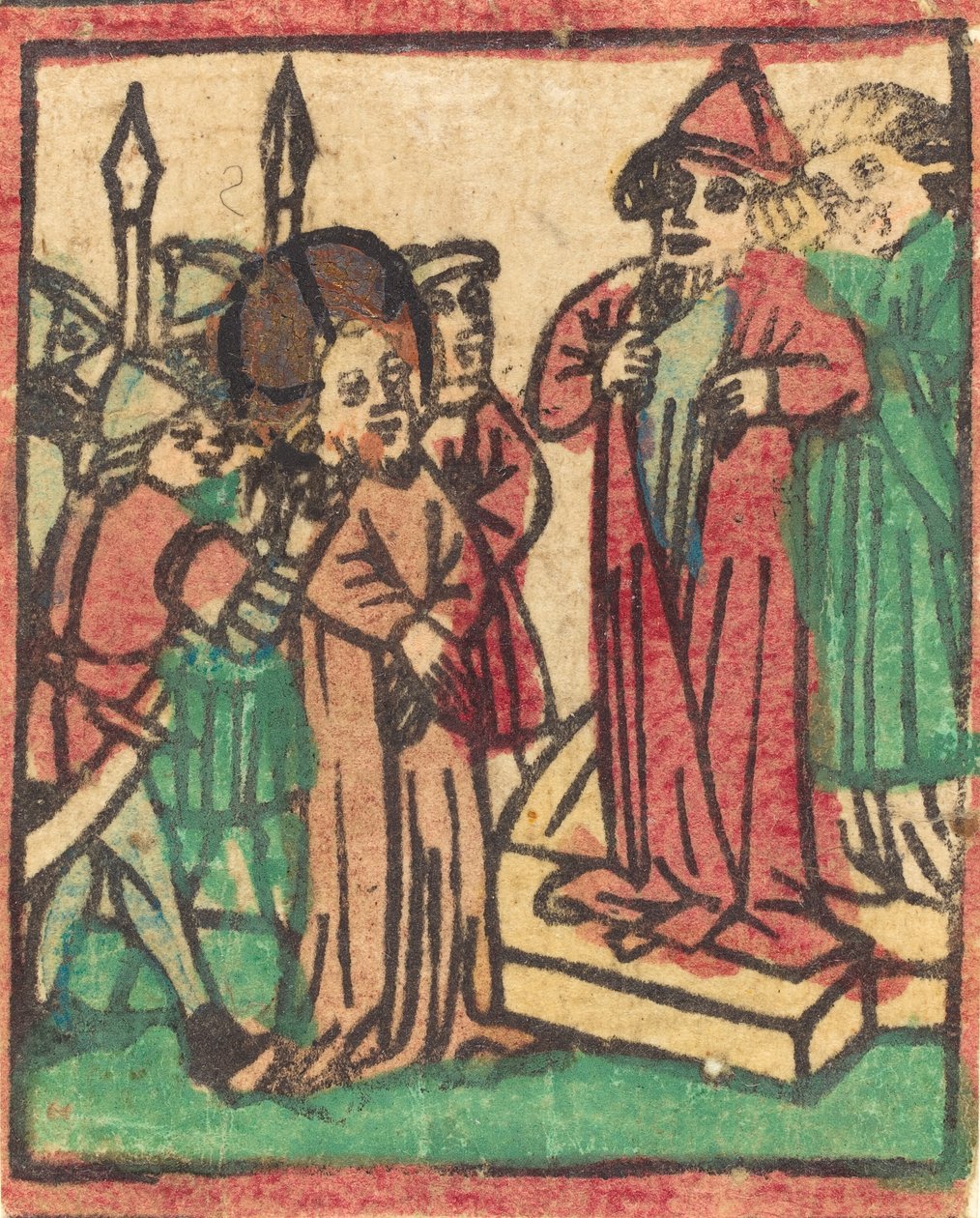 Caïphe déchirant ses vêtements, probablement 1449 - Unbekannt
