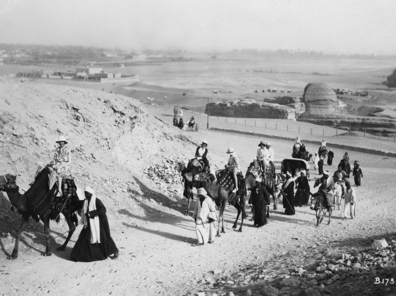 Tour de chameau, Gizeh, Égypte, vers 1920-1930 - Unbekannt