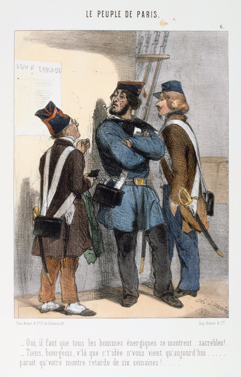 Caricature relative à la Commune de Paris, 1870s - Unbekannt