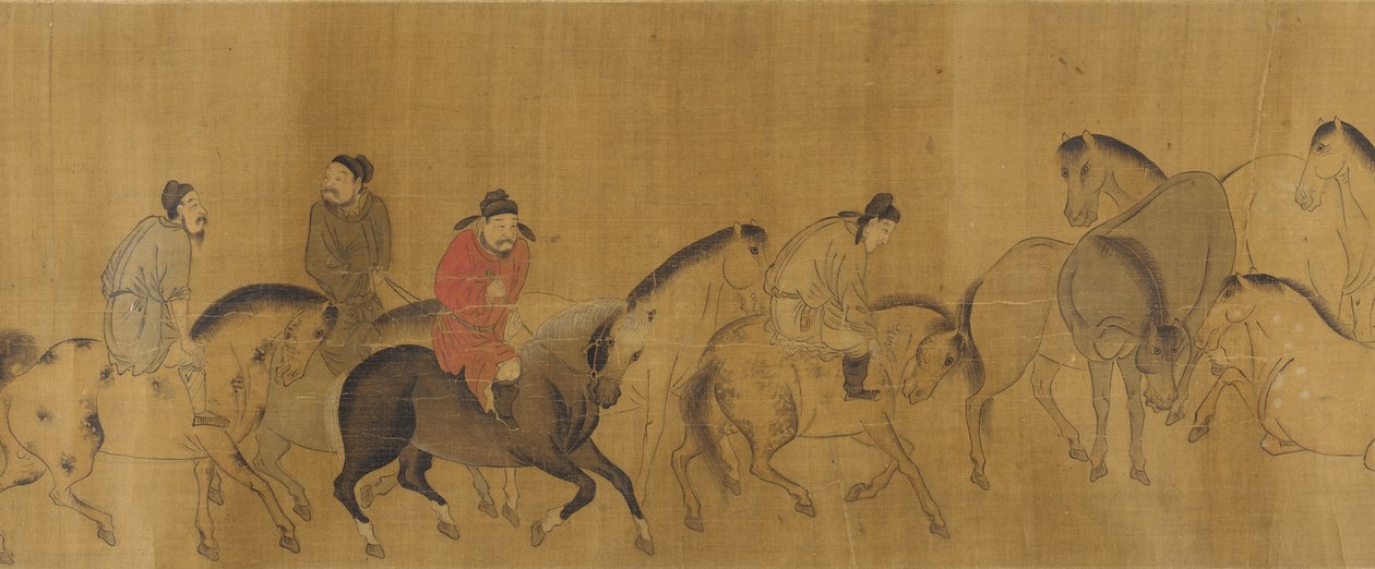 Chevaux célestes, fin de la dynastie Ming, 17ème siècle - Unbekannt