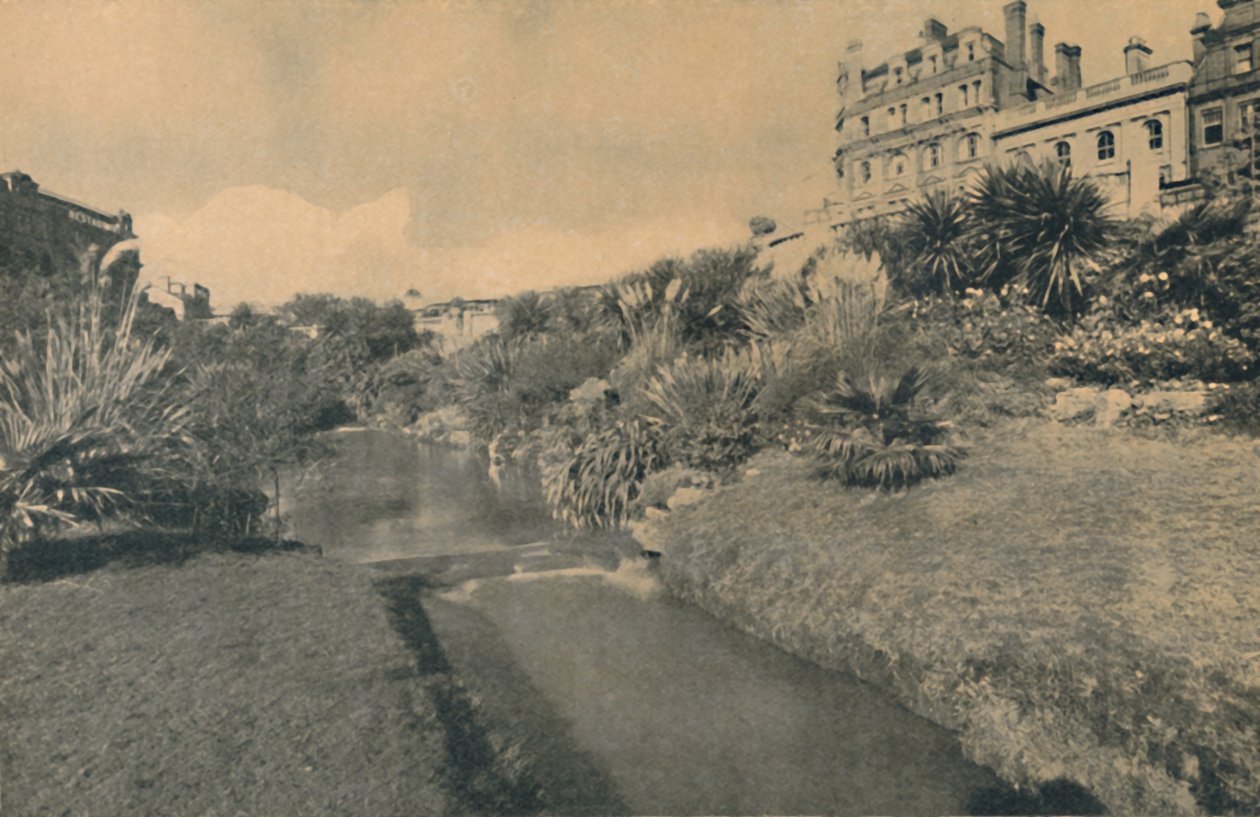 Jardins de plaisir centraux, en direction de la place, 1929 - Unbekannt