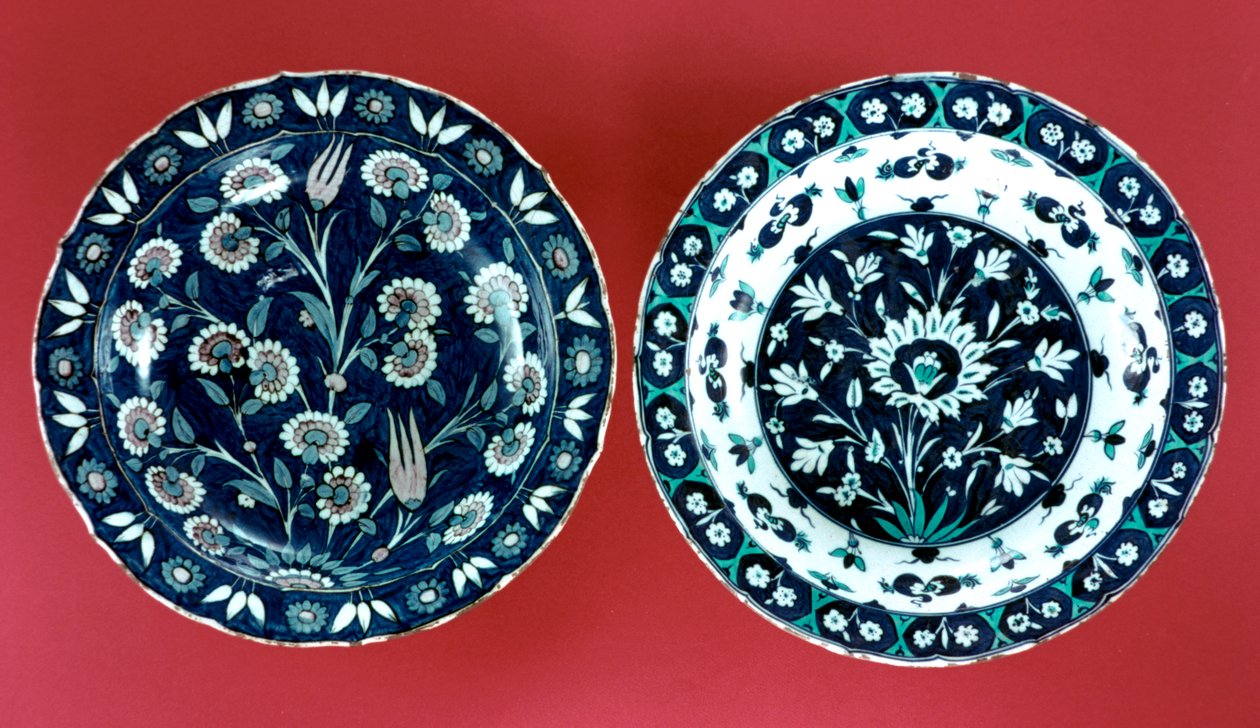 Assiettes en céramique, vers 16ème siècle - Unbekannt